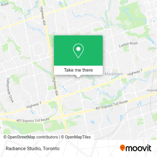 Radiance Studio map