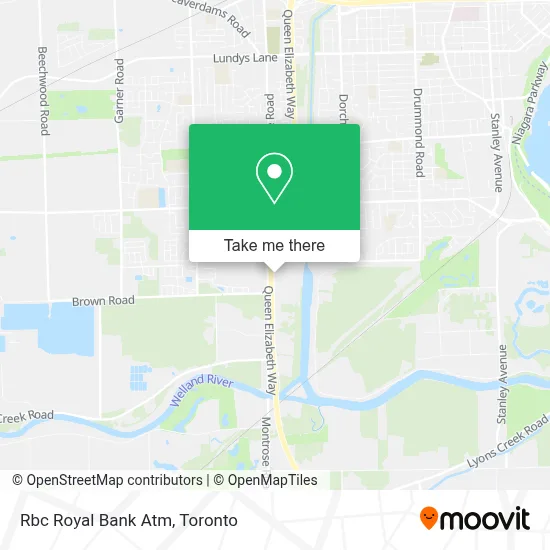 Rbc Royal Bank Atm map