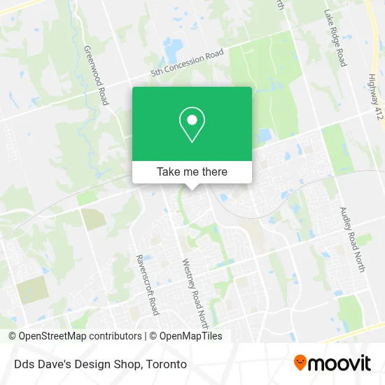 Dds Dave's Design Shop map