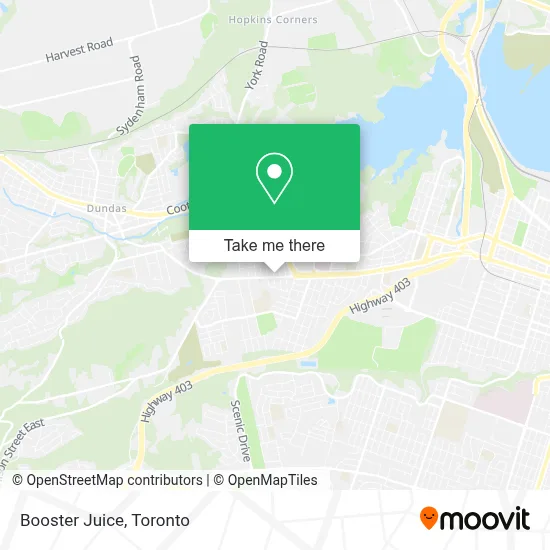 Booster Juice map