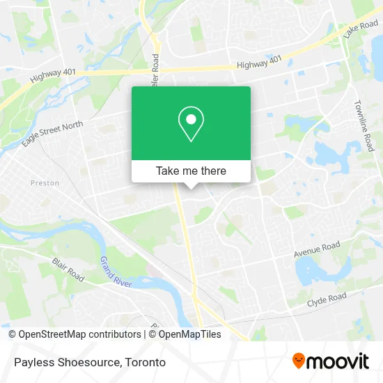 Payless Shoesource map