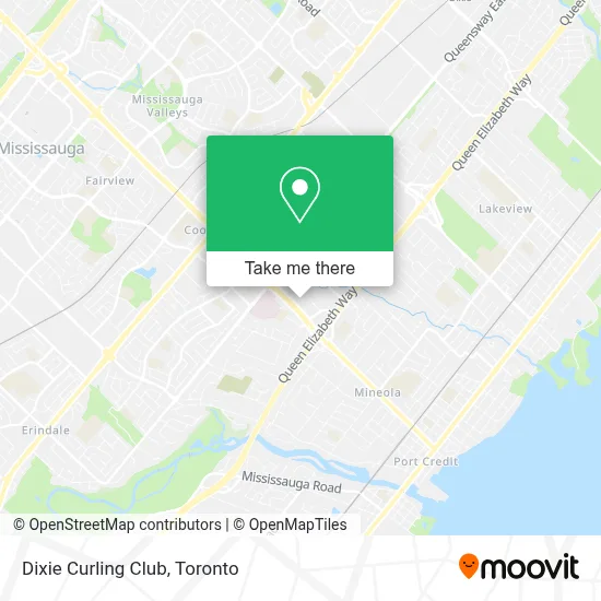 Dixie Curling Club map