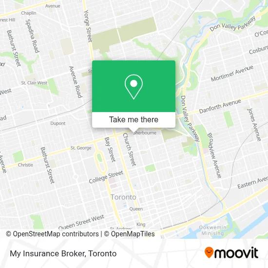 My Insurance Broker map