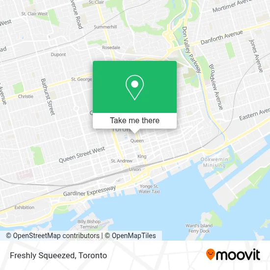 Freshly Squeezed map