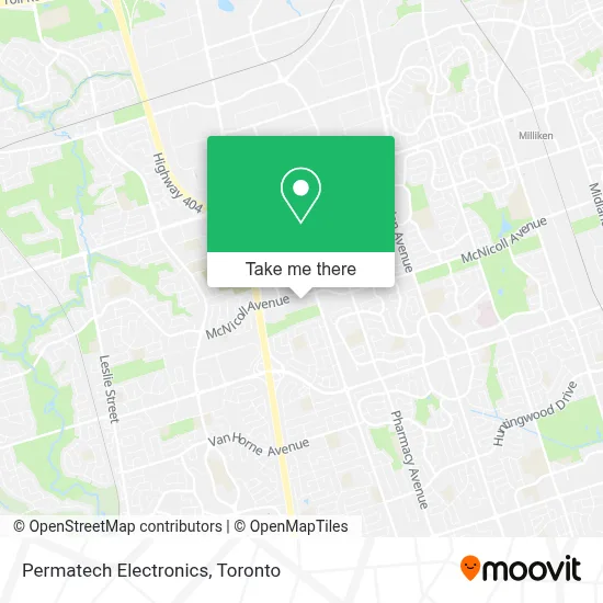 Permatech Electronics map