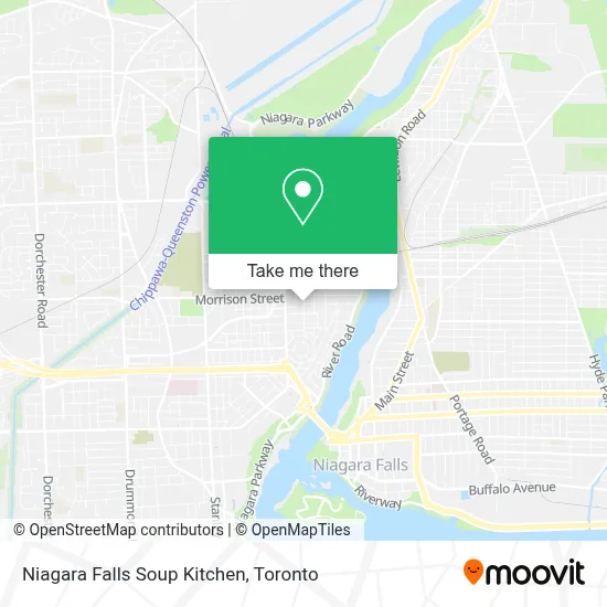 Niagara Falls Soup Kitchen map