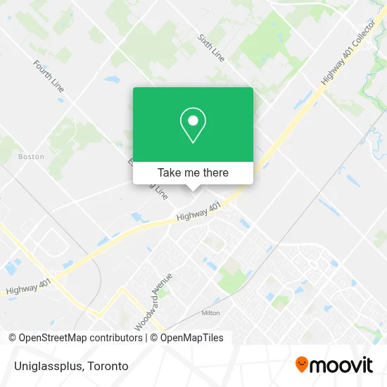 Uniglassplus map
