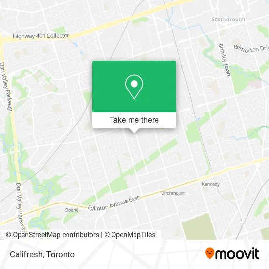 Califresh map