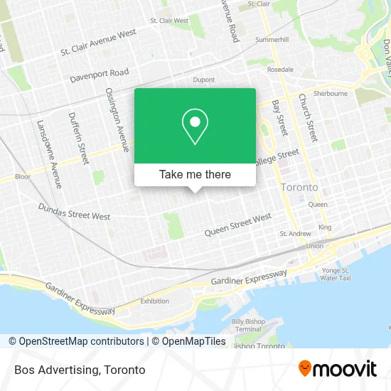 Bos Advertising map