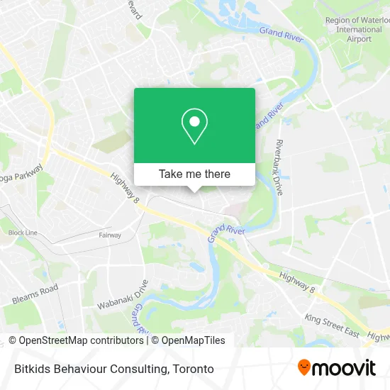 Bitkids Behaviour Consulting map
