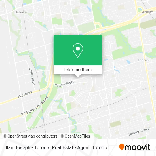 Ilan Joseph - Toronto Real Estate Agent map