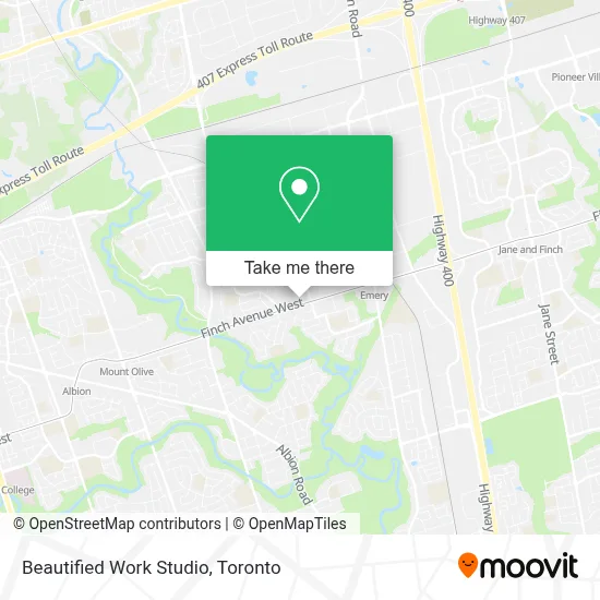 Beautified Work Studio map