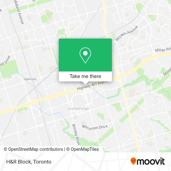 H&R Block map
