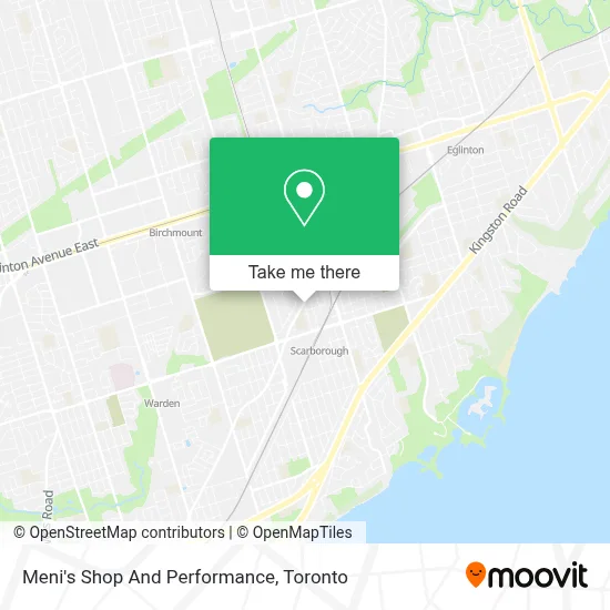 Meni's Shop And Performance map
