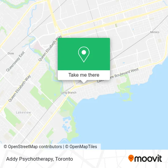 Addy Psychotherapy map