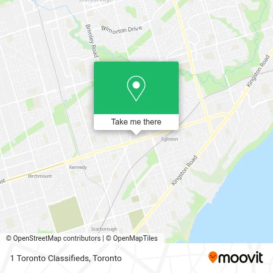 1 Toronto Classifieds map