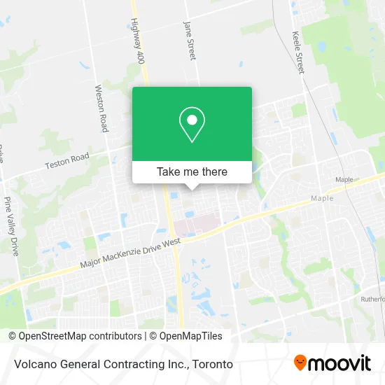 Volcano General Contracting Inc. map