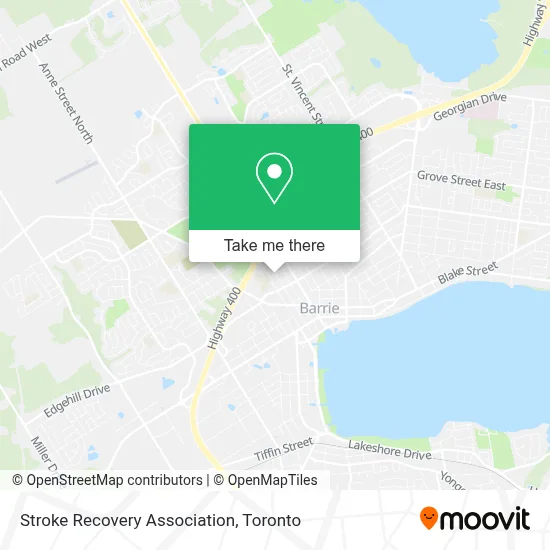 Stroke Recovery Association map