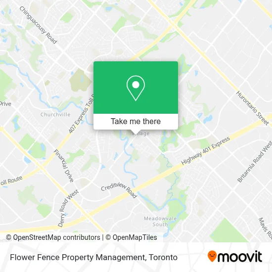 Flower Fence Property Management map
