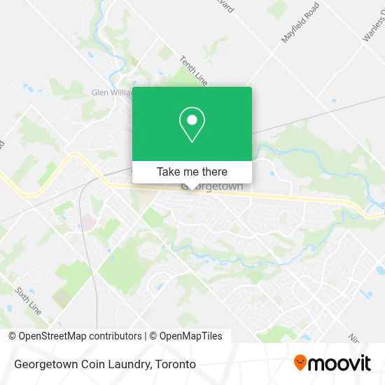 Georgetown Coin Laundry map