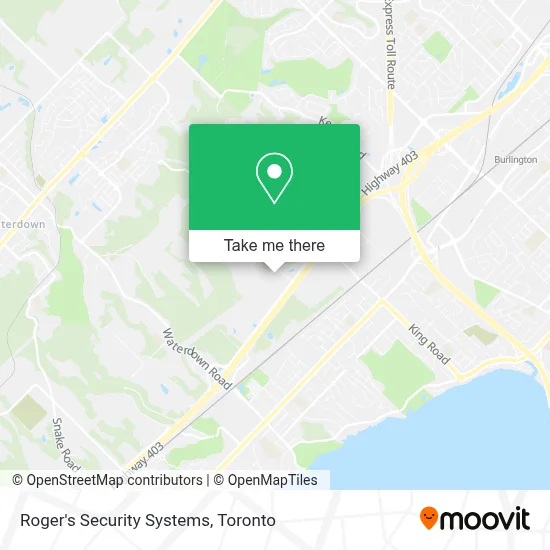 Roger's Security Systems map