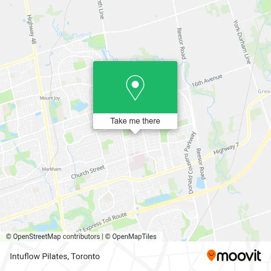 Intuflow Pilates map