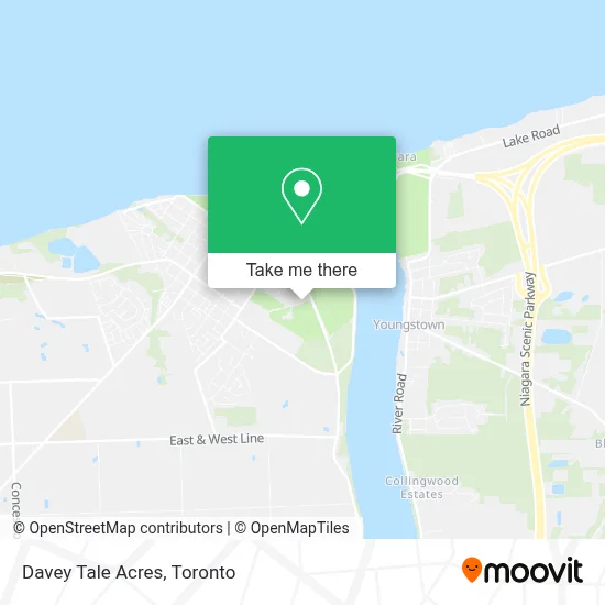 Davey Tale Acres map