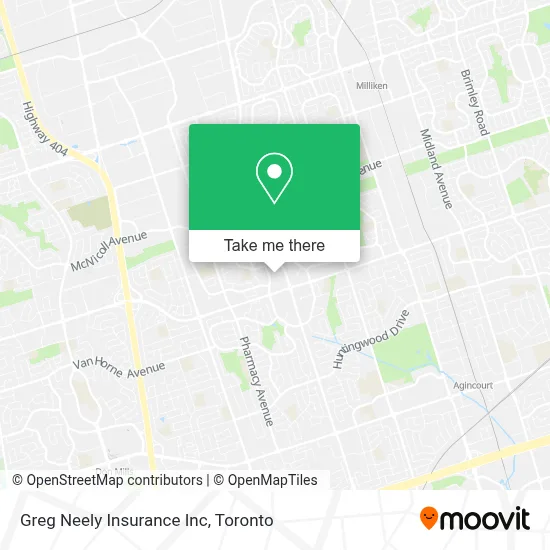 Greg Neely Insurance Inc map
