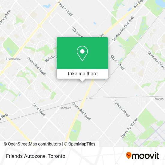 Friends Autozone map