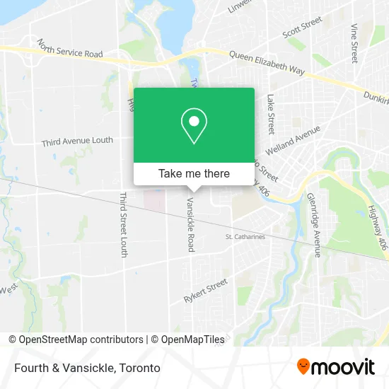 Fourth & Vansickle map