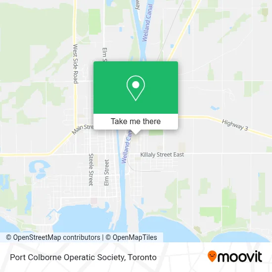 Port Colborne Operatic Society map