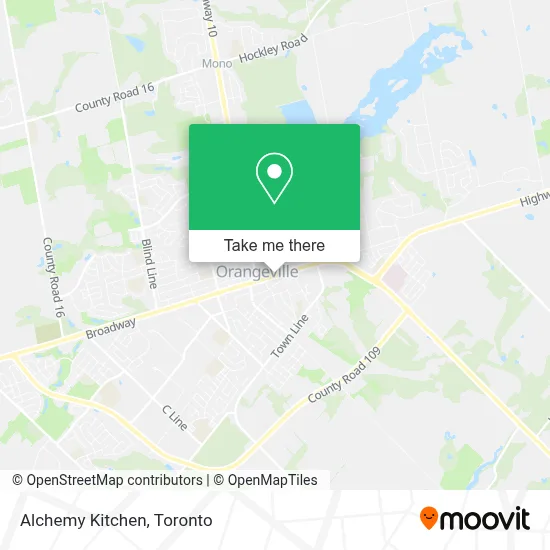 Alchemy Kitchen map