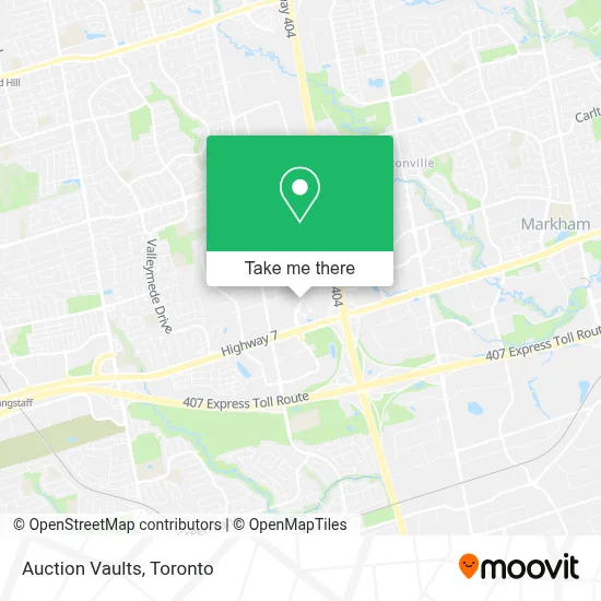 Auction Vaults map