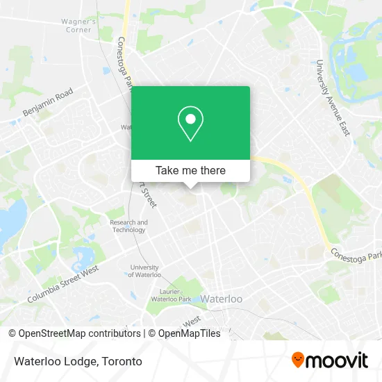 Waterloo Lodge map