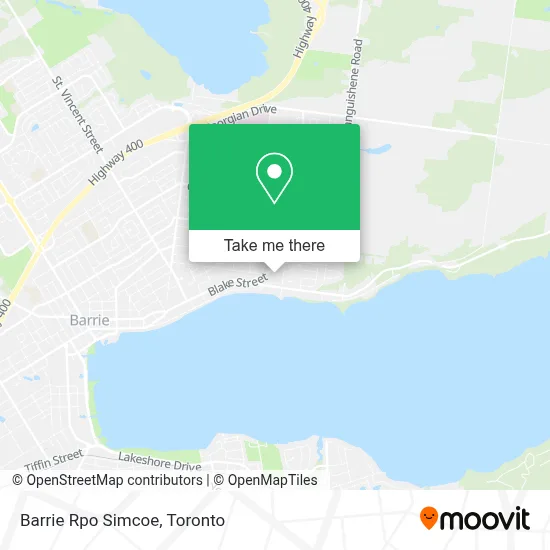 Barrie Rpo Simcoe map