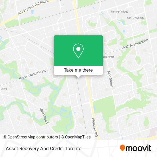 Asset Recovery And Credit map