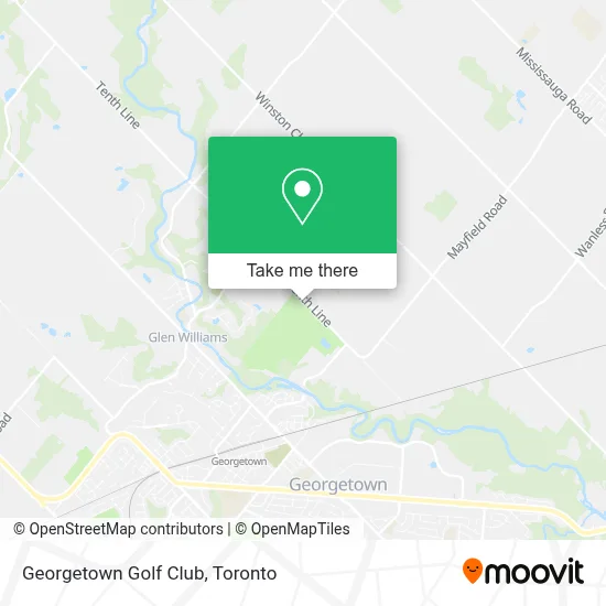 Georgetown Golf Club map