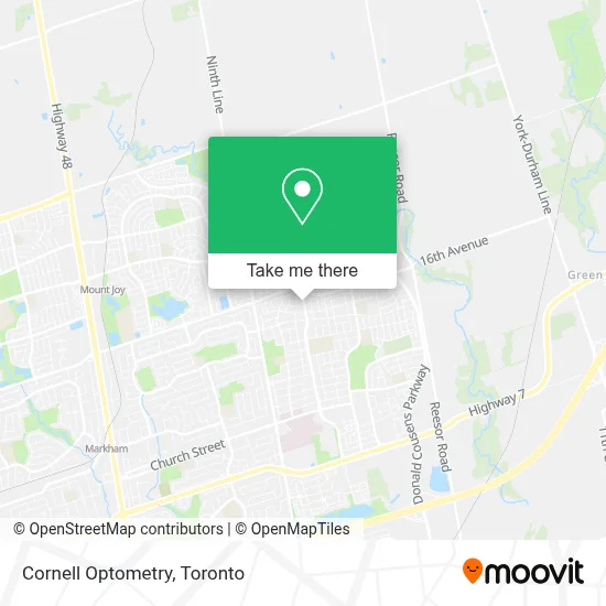 Cornell Optometry map