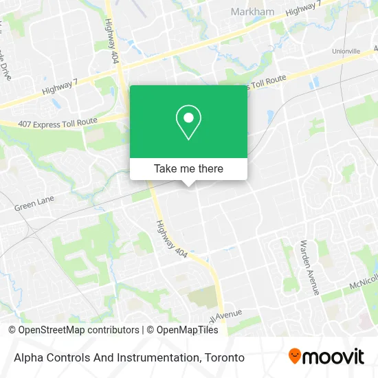 Alpha Controls And Instrumentation map