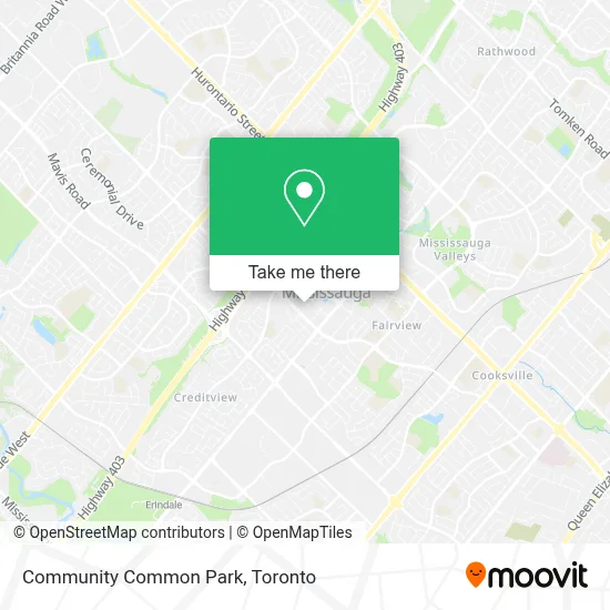 Community Common Park map