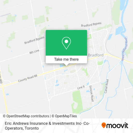 Eric Andrews Insurance & Investments Inc- Co-Operators map