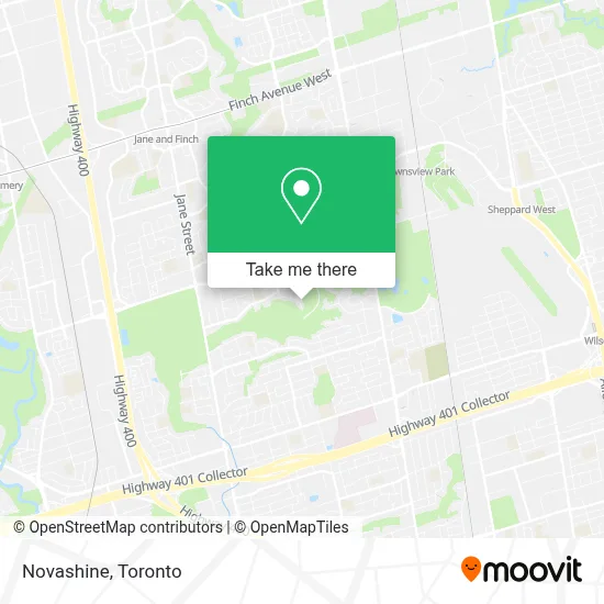 Novashine map
