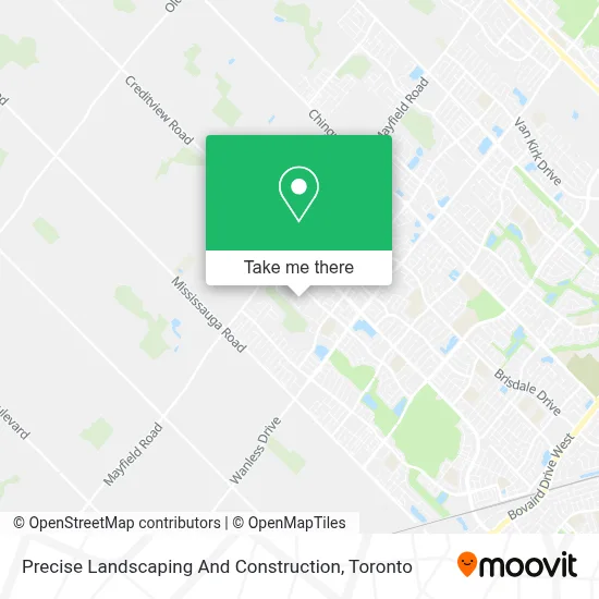 Precise Landscaping And Construction map