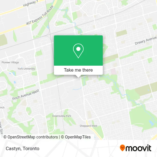 Castyn map