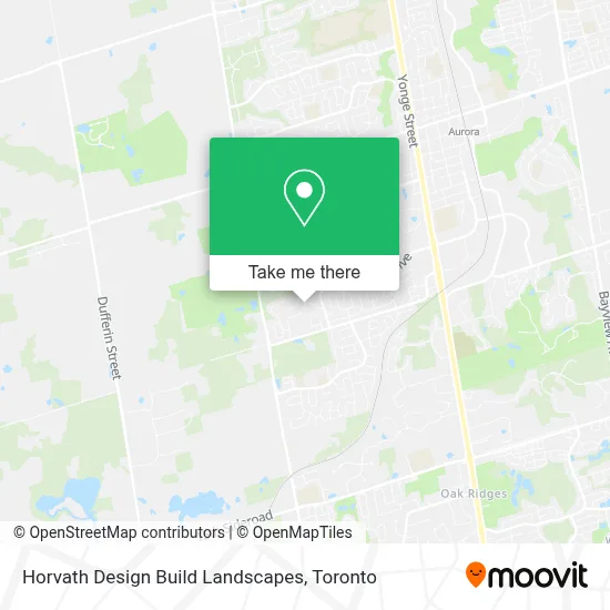 Horvath Design Build Landscapes map