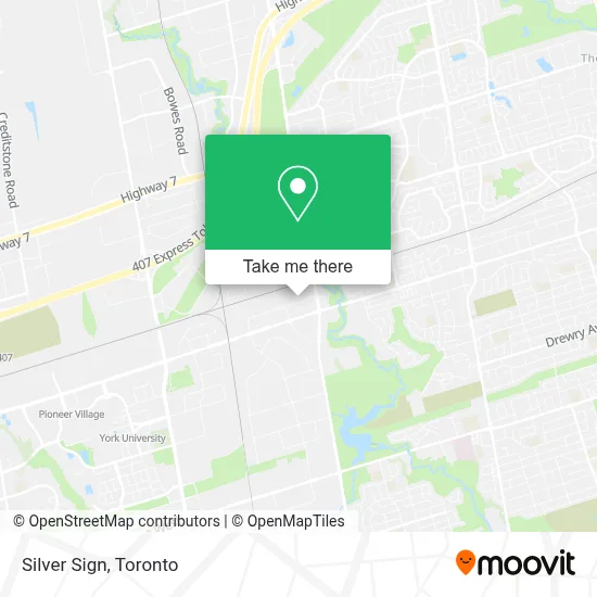 Silver Sign map