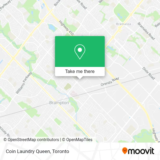 Coin Laundry Queen map