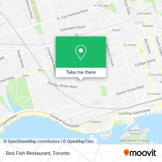 Red Fish Restaurant map