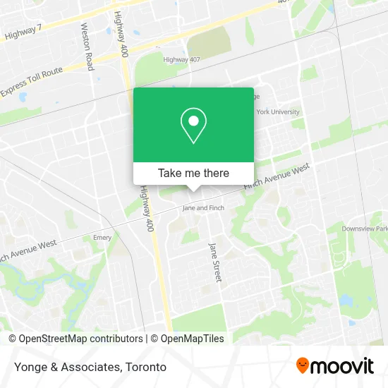 Yonge & Associates map