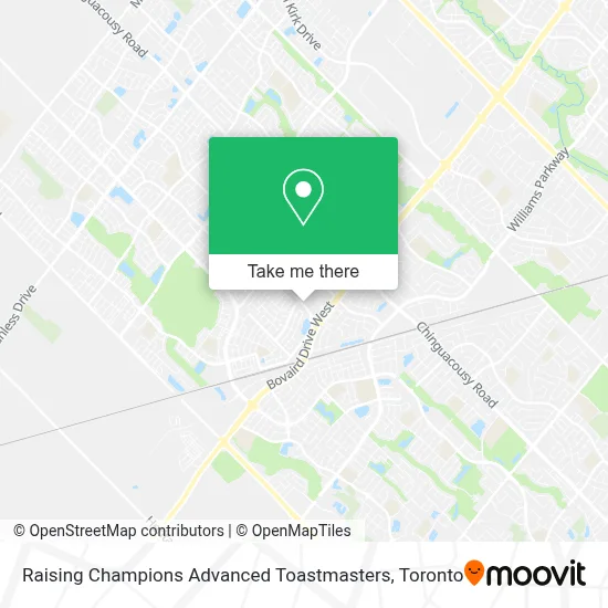 Raising Champions Advanced Toastmasters plan